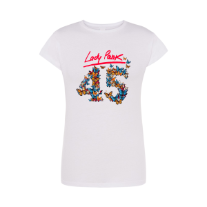 T-shirt damski biały Lady Pank - "45"